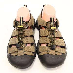 Keen Newport Brown Leather Close Toe Sandals Trail